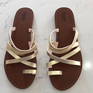 Gold sandals